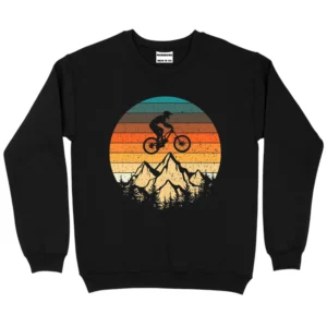 Mountain Biking Sweatshirt - Black