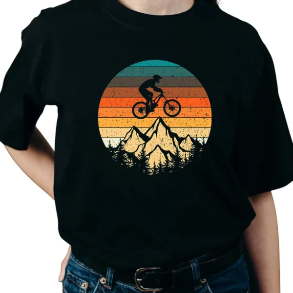 Mountain Biking TShirt - Black