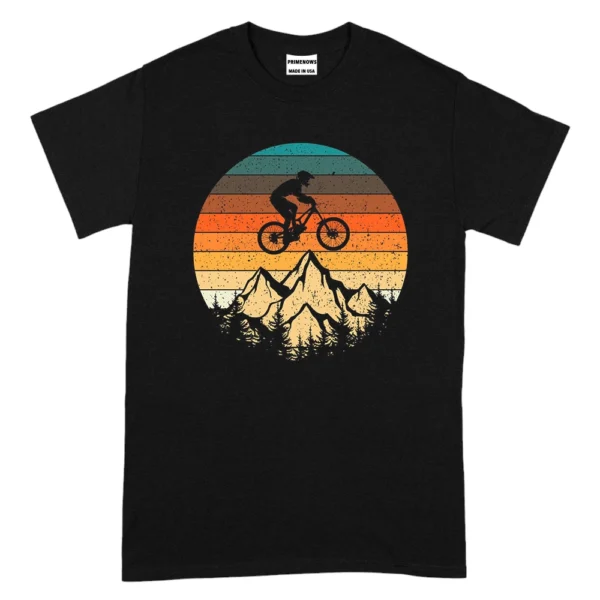 Mountain Biking TShirt - Black