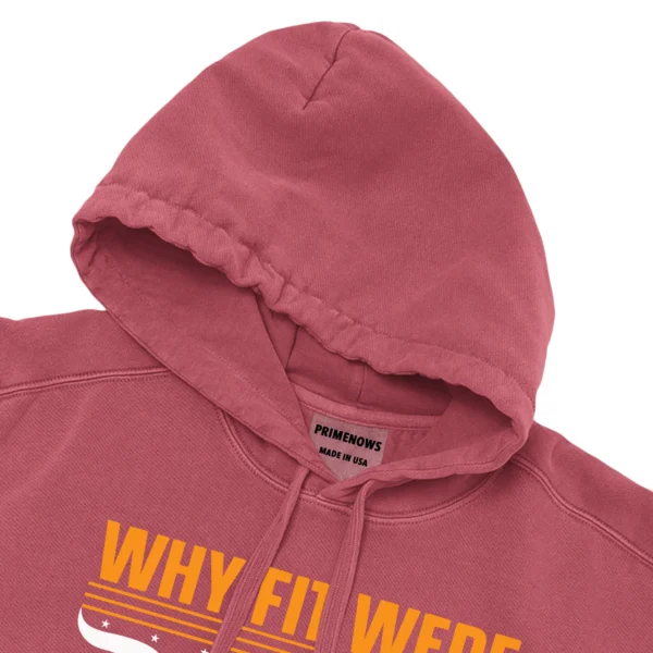 Why Fit Were Born To Stand Out Unisex Comfort Colors Hooded Sweatshirt